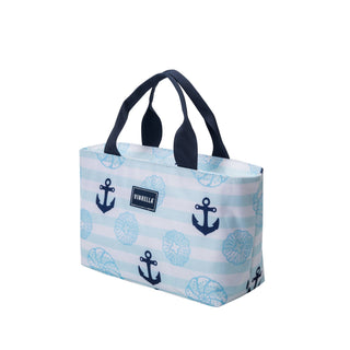 Bon Appetite Lunch/Wine Tote - Seaside: All weather woven fabric