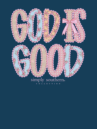 God Is Good Long Sleeve T-Shirt In Iceland