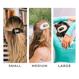 Teleties Small Round Flat Hair Clip *4 Colors*
