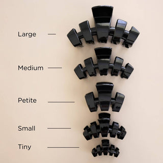 Classic | Jet Black | Petite | Claw Clip