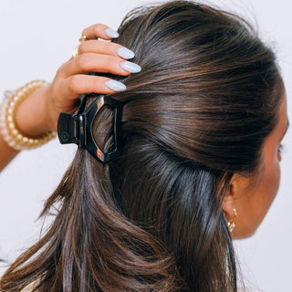 Open Jet Black | Petite | Hair Clip