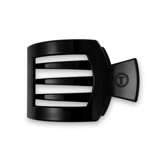 Square Flat Hair Clip | Med. | Jet Black