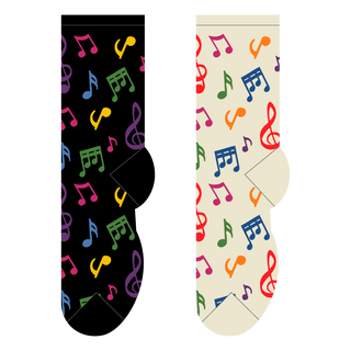 Music Notes Socks