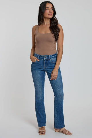 Mid Rise Premium Stretch Bootcut