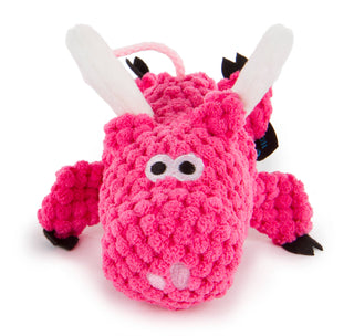 GoDog Checkers Just For Me Flying Pig Squeaky Plush Toy Mini
