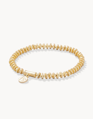 5mm Gold Disk Braeclet