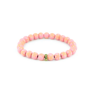 Strawberry Sand Bracelet Stack