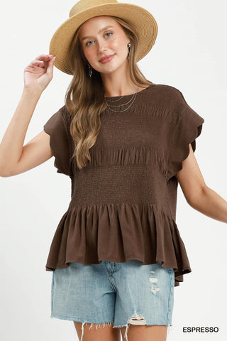 No Downtime Top in Espresso