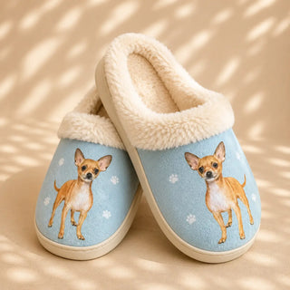 Tan Chihuahua Slippers