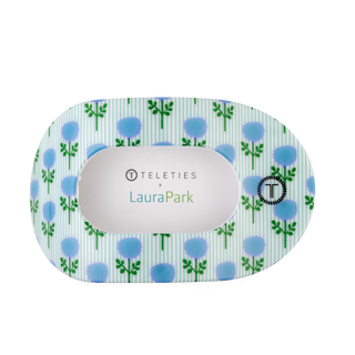 Blue Marigold | Large | Flat Round Hair Clip