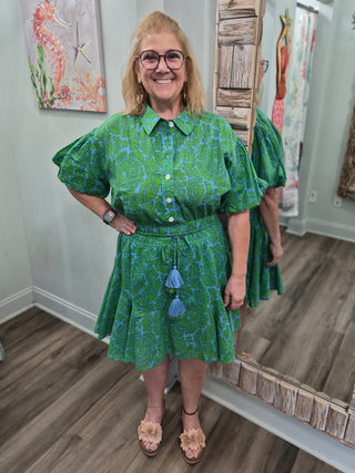 To The Right Dress in Green