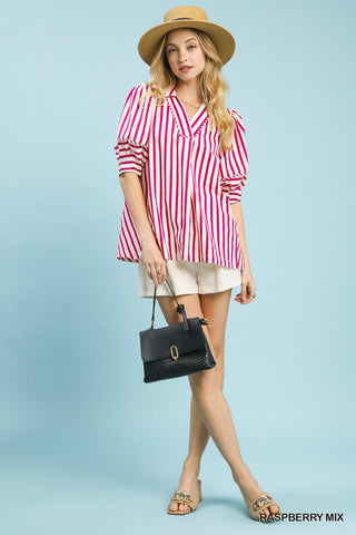 New Style Top in Raspberry Mix
