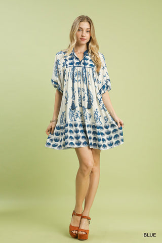 New Obsession Mini Dress in Blue