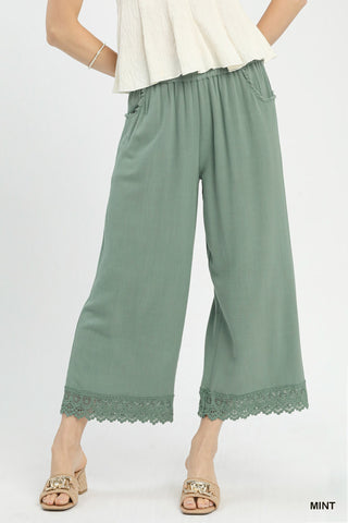 Top Of The List Pants in Mint