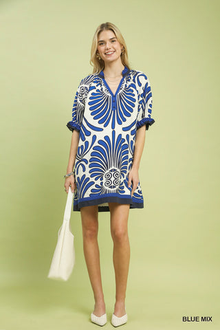 Just As Much Dress in Blue Mix