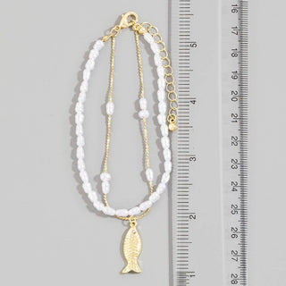 Pretty Fish Beaded Bracelet