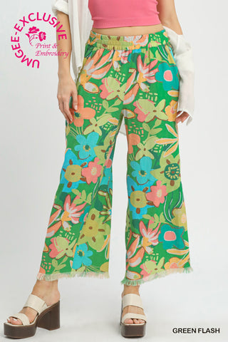 Not Divided Pants in Green Flash