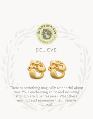 Sea La Vie Stud Earrings in Believe/Mermaid