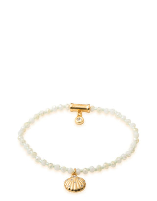 Twinkle Stretch Bracelet in Light Mint/Shell