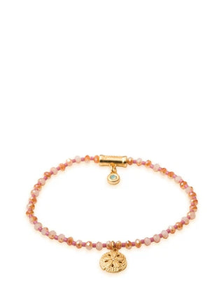 Twinkle Stretch Bracelet in Tawny/Sand Dollar