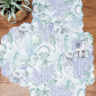 Coastal Shoreline Waters Round Placemat