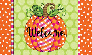 Preppy Pumpkin Mat