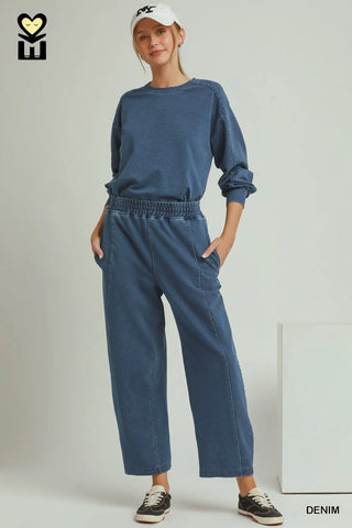Rest Your Eyes Pant in Denim
