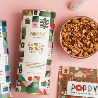 Reindeer Crunch Cylinder Holiday Popcorn