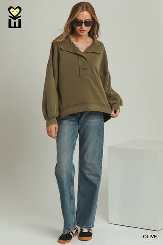 Stick To The Script Top in Olive