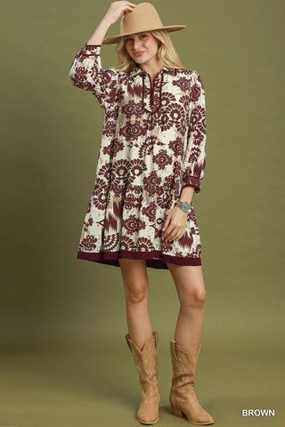 Need A Break Mini Dress in Brown