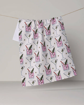 Cocktail Countdown Tea Towel