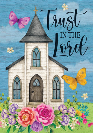 Trust in The Lord Garden Flag