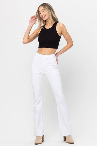 All About The Flare Jeans In White