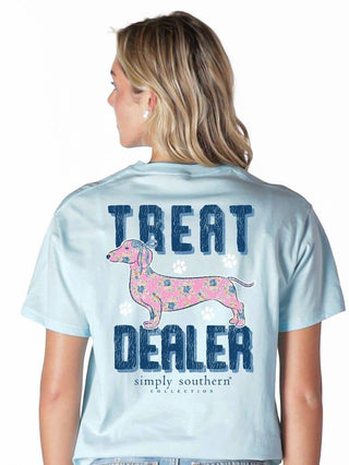 Treat Dealer Short Sleeve T-Shirt in Glacier
