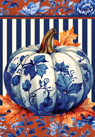 Chinoiserie Harvest Mini Flag