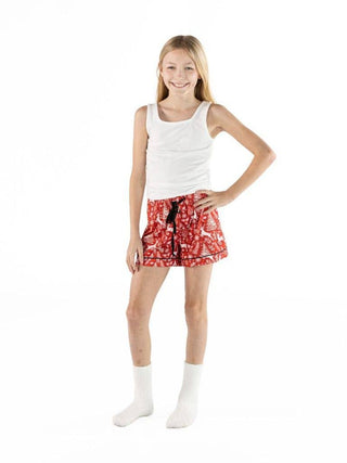 Youth Festive Vibes Pajama Shorts In Deer
