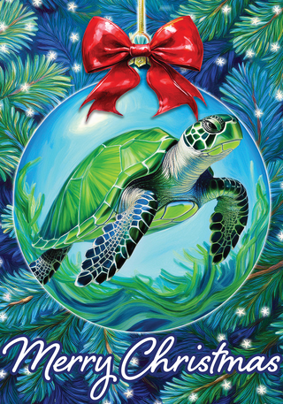 Undersea Noel Mini Flag