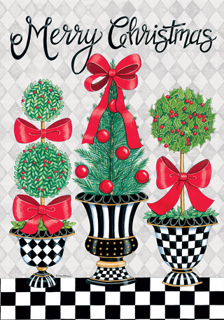 Tidings & Topiaries Mini Flag