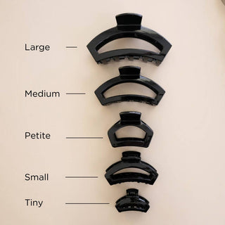 Open Jet Black | Petite | Hair Clip