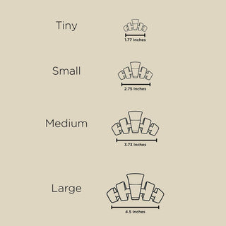 Classic Hair Clip | Tiny | Red Carpet Ready