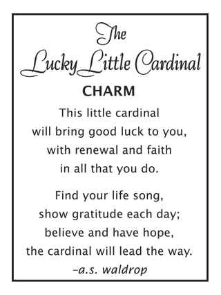 Little Cardinal Charm