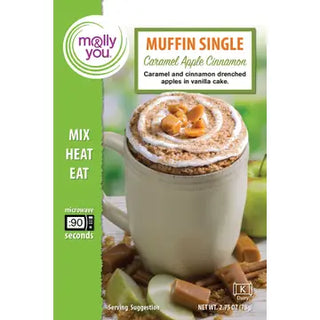 Caramel Apple Cinnamon Muffin Microwave Single