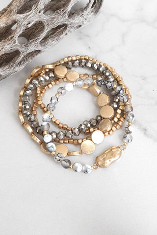 Boho Beaded Bracelet Stack
