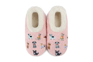 Womens Embroidered Slippers