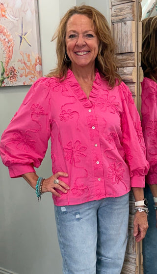 Work It Out Top in Bubblegum