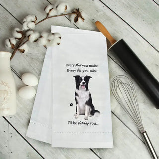 Border Collie Kitchen Towel