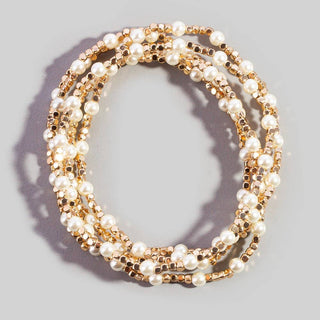 Stay Classy Bead Stretch Bracelet Set