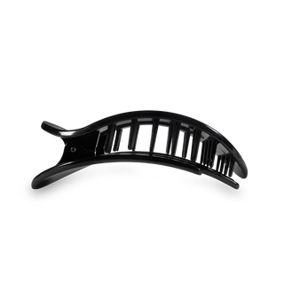 Round Flat Hair Clip | Small | Jet Black