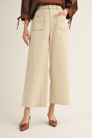 So It Goes Pants In Beige