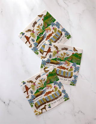 Greetings From North Carolina Dishcloth Set